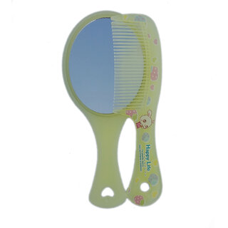 Maahal Hand Mirror with Comb Set for Women and Girls Gift for Girls, Pack of 1 (Blue)