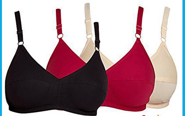 Pack of 3 Women's Full Coverage Lightly Padded Bra (COLOR AND DESIGN MAY  VARY)