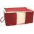 Tagve Combo of 2 Extra Large Size Storage Organiser Underbed Storage Bag, Blanket Cover, Saree Cover (Red)