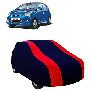 QualityBeast Extreme Car Body Cover for Hyundai Eon (MaroonBlue)