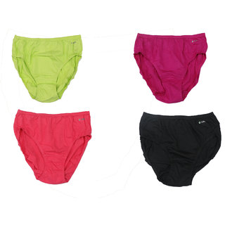 Lavos Women Cotton Hipster Panty -  LW1001(Assorted Pack of 4)(Colors May Vary)