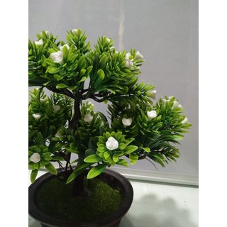 Buy Artifical Bonsai Tree With White Flowers Online 850 From Shopclues