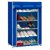 Caxon Storage Cabinet 5 Layer Metal Collapsible Shoe Rack (Blue 5 Shelves)