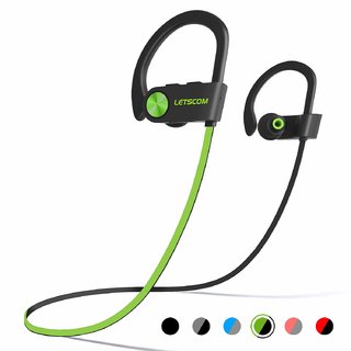 Letscom bluetooth headphones ipx7 waterproof wireless sport earphones stores online