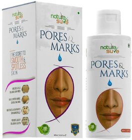 Nature Sure Pores and Marks Oil - 100ml  for enlarged skin pores, stretch marks and fine lines