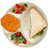 Woodka Premium Eco-Friendly Tableware - 12 Inch Round Compartment Plates/Disposable Plates/Leaf Plates (Pack of 25)
