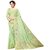 Saadhvi Green Cotton Silk Printed Saree with Blouse