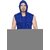 Dudlind Mens Casual Hooded Sleeveless T-Shirt Colour Blue Regular Fit | Casual Shirts for Mens Regular wear and Party wear