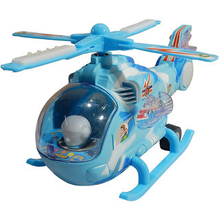 Flashing 3D LED Light with Music Helicopter Toy by MySale