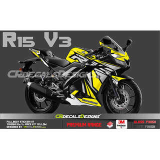 Buy Yamaha R15 V3 Full Body Wrap Custom Decals Stickers Race