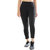Timbre Cotton Spandex Crop Length Yoga,Gym and Active Sports Fitness Black Capri Tights for Women