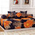 Weave Well  Diwan Set Polycotton 6 Pieces of Combo 3 Cushions Cover 2 Bolster Cover with Single Bed Sheet