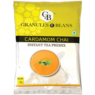 Granules and Beans CARDAMOM ( Elaichi) Instant Tea Premix - 1 KG PACK