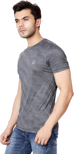 half round neck t shirt