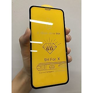                       6D Curved Full Cover Tempered Glass Screen Protector For One Plus 6                                              