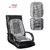 Auto Addict Car Seat Wooden Bead Seat Cover Cushion with Grey Velvet Border For Mahindra XUV 300
