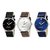 Piraso Times Slim Combo Set Of 3 Watches For Boys &Amp; Mens-P3-61-Sx