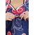 Be You Purple-Red Printed Women Nursing / Maternity Gowns Pack of 2