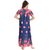Be You Purple-Red Printed Women Nursing / Maternity Gowns Pack of 2