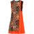 Aarika Girls Orange Coloured Kurti