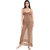 Be You Brown-Pink Solid Women Nighty Pack of 2 With Panty