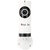 Royallite Wireless Fisheye Vision 180D1002W Panoramic IP Camera (Support Upto 128 GB SD Card) (White)