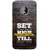 Ezellohub Printed Hard Mobile back case cover for Motorola Moto G5 plus - set high goals