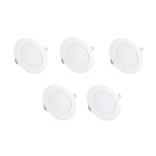 NIPSER 7 Watt LED Concealed Light, Cool Day Light, Premium Quality (Pack of 5)