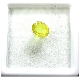                       Lab Certified Cylone Yellow Sapphire /Pukhraj 4.00 Ratti to 5.00 Ratti In Excellent Quality byProaom Jipur Stone                                              