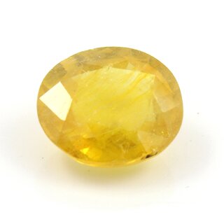                       Gurpreet Gems4.00 Ratti to 5.00 Ratti 100 Original Certified Ceylon Natural Yellow Sapphire Gemstone (Pukhraj)                                              