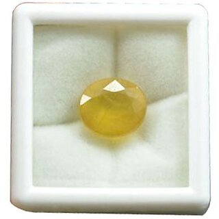                       Gurpreet Gems 6.00 Ratti to 7.00 Ratti Semi Precious Amazing Quality Srilankan Yellow Sapphire By Lab Certified                                              