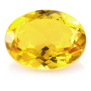                       Gurpreet Gems8.00 Ratti to 9.00 Ratti Yellow Sapphire (Pukhraj Stone) 100 Original Certified Natural Gemstone Fine Quality Pukhraj Gemstone                                              