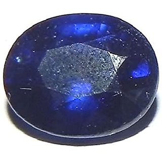                       Gurpreet Gems Unisex Crystal 4.00 Ratti Sapphire Natural Gemstone(Blue)                                              