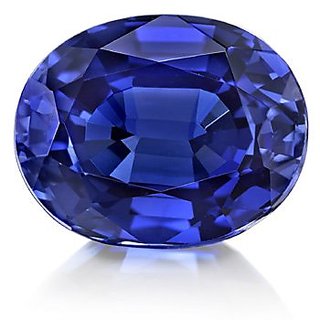                       Gurpreet Gems Natural Neelam Stone 4.00 Ratti Rashi Ratna Origional and Certified Blue Sapphire Precious Gemstone Top Quality Gems                                              