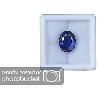                       Gurpreet Gems 8.00 Ratti Blue Sapphire (NEELAM/NILAM Stone) 100 Original Certified Natural Gemstone AAA Qualit                                              