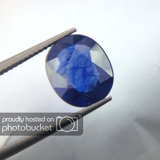                       Gurpreet Gems Certified 6.25Ratti Blue Sapphire Ceylon Mined Pukhraj Neelam Gemstone                                              