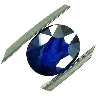                       Blue Sapphire Gemstone Unheated Untreated Certified Natural 100 Original Neelam Stone 6.25 Ratti by Gurpreet Gems                                              