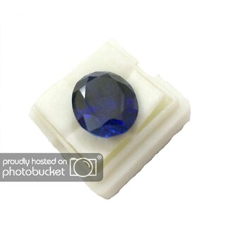                       Gurpreet Gems Blue Sapphire Gemstone  Certified Natural 100 Neelam Stone 9.50 Ratti                                              