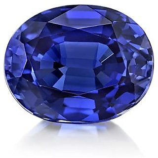                       Gurpreet Gems Natural Neelam Stone 10.50 Ratti Rashi Ratna Origional and Certified Blue Sapphire Precious Gemstone Top Quality Gems                                              