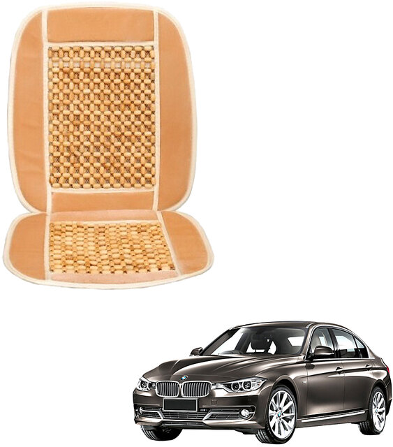 Buy Auto Addict Car Seat Wooden Bead Seat Cover Cushion with Beige