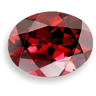                       Gurpreet Gems 5.25 Certified Natural Hessonite Garnet (Gomed Siloni) Loose Gemstone                                              