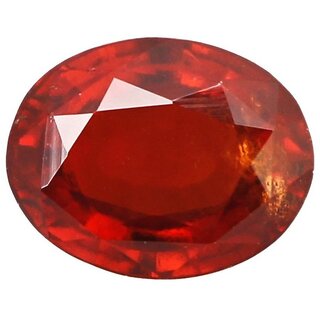                       Gurpreet Gems4.00 ratti Certified Natural Hessonite Garnet (Gomed Siloni) Loose Gemstone                                              