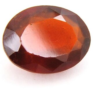                       Gurpreet Gems 10.25 Certified Natural Hessonite Garnet (Gomed Siloni) Loose Gemstone                                              