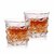 Fancy craft Diamond Crystal Touch Whiskey Scotch Glass Set of 2 Pcs 300Ml