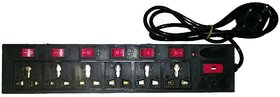 INA Electric Board 6+6  Extension Board / Cord / Power Strip 6Amp With International Sockets