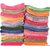 MD Multicolor Cotton 300 GSM Solid Face Towels - Set of 5 (Assorted)