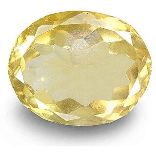                       Gurpreet Gems  6.00Carat 100 Lab Tested Natural Citrine (Sunela Stone)                                              