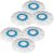 Jinagam Home Cleaning Mop refill,Pack Of 6