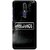 Ezellohub Printed Hard Mobile back cover for Nokia 3.1 Plus - black
