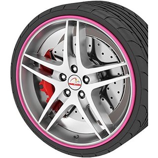 Buy Fiat Car Wheel Protector Rim Sticker (Pink) Online @ ₹799 from ...